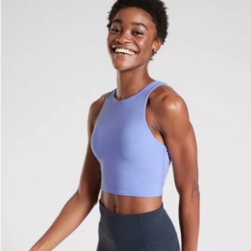 Athleta Conscious Crop A-C XS Periwinkle
